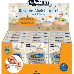 Expositor 12 peonzas de madera con mango y cordel