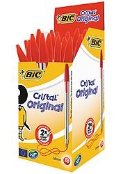 BOLIGRAFO BIC CRISTAL ROJO