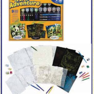 SET PINTURA ART ADVENTURE SURTIDO COLOREAR GRABAR 48PIEZAS