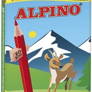 LAPIZ ALPINO 654 12 COLORES LARGO