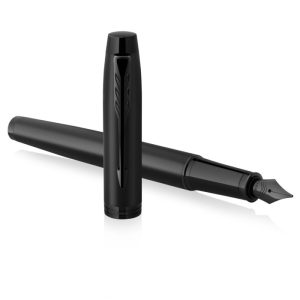 PLUMA IM F MONOCHROME ACROMATIC NEGRO MATE DETALLES NEGROS