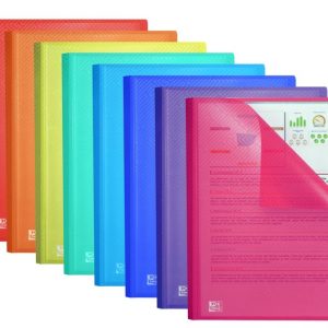 CARPETA 40 FUNDAS FIJAS SOLDADAS OXFORD A4 SURTIDOS