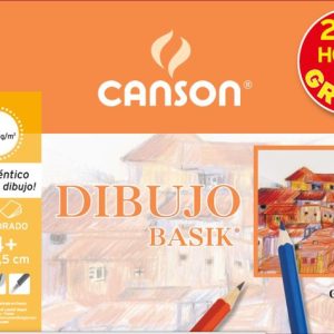 BLOC DIBUJO A4+ 130GRS CON RECUADRO MICROPERFORADO 20% GRAT