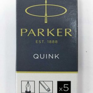 CARTUCHO LARGO TINTA PARKER NEGRO B/5