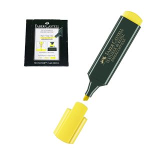 MARCADOR FABER CASTELL TEXTLINER 1548 FLUOR AMARILLO