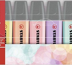 MARCADOR STABILO BOSS ORIGINAL PASTEL BLISTER 6 COLORES SUR