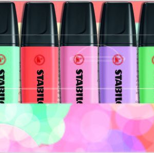 MARCADOR STABILO BOSS ESTUCHE DE 8 COLORES PASTEL