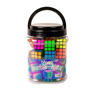 BOTE 36 CUBO RUBIK MAGICO MINI NEON SURTIDOS