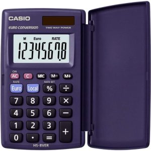CALCULADORA BASICA BOLSILLO 8 DIGITOS CALCULO DE % CONVERSI