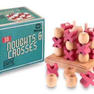 JUEGO ROMPECABEZAS TRES EN RAYA MENSA TRIDIMENSIONAL