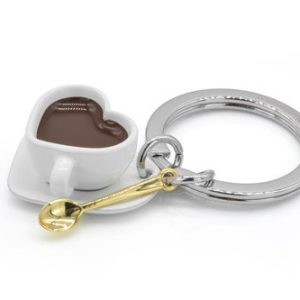 LLAVERO METALMORPHOSE LIFESTYLE - LOVE COFFEE + MINI CUCHARA