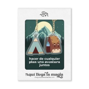 PACK LLAVEROS METACRILATO UNA AVENTURA JUNTOS