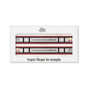 PACK 2 PULSERAS TELA LO NUESTRO ES DE PELICULA