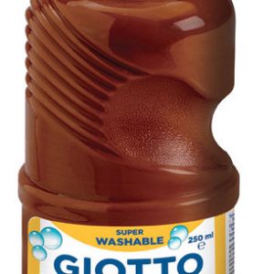 TEMPERA LIQUIDA 250ML GIOTTO MARRON LAVABLE