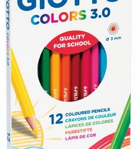 LAPIZ GIOTTO COLORS 3,0 12 COLORES SURTIDOS