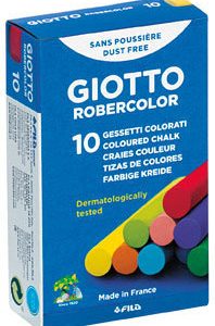 TIZA ROBERCOLOR C/10 COLORES SURTIDOS ( PAQUETE 10 X 10)