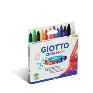 CERA GIOTTO MAXI 12 COLORES SURTIDOS