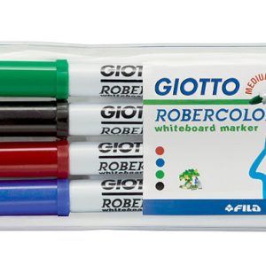 BLISTER 4 UD MARCADOR PIZARRA GIOTTO ROBERCOLOR