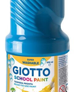 TEMPERA ESCOLAR GIOTTO 500ML AZUL CYAN