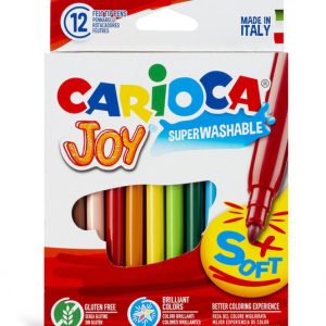 ROTULADOR CARIOCA JOY 12 COLORES SURTIDOS
