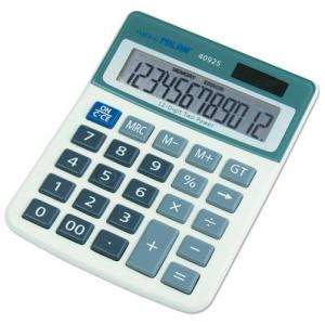 CALCULADORA MILAN 12 DIGITOS AZUL