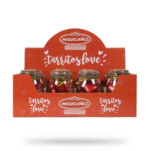 TARRITO LOVE 12 FIGURAS CORAZONES CHOCOLATE