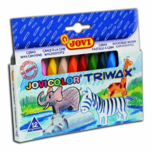 CERA JOVICOLOR 973 TRIWAX 12 COLORES SURTIDOS