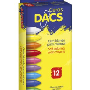 CERA DACS 12 COLORES SURTIDOS