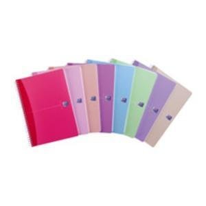 BLOC EUROPEAN A4 80H 4 TALADROS T/E 5MM OXFORD ROSA PALIDO