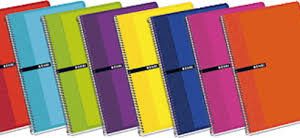 BLOC CUADRO 4X4 FOLIO 100H TAPA EXTRADURA COLORES SURTIDOS