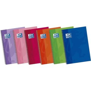 BLOC ESPIRAL FOLIO 80H PAUTA 3,5 TAPA EXTRADURA OXFORD