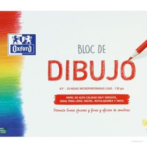 BLOC DIBUJO A3+ 20H LISO 130G