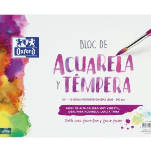 BLOC ACUARELA A4 TAPA DURA A4+ 10H LISO 300G