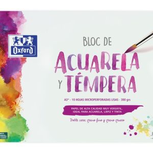 BLOC ACUARELA A3 TAPA DURA 10H 300G LISO SIN MARGEN