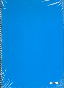 BLOC ESPIRAL F? 80H TAPA DURA CUADRO 4MM COLORES SURTIDOS