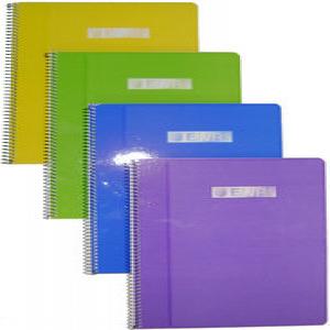BLOC ESPIRAL FOLIO 80H CUADRO 4MM ENRI