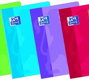 LIBRETA GRAPADA A4 CUADRO 5MM 48H COLORES SURTIDOS