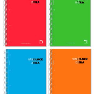 BLOC A4 MICROPERFORADO CUADRO 5MM 120H 90GR SUPERBLOCK EXTR