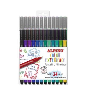 ROTULADOR ALPINO COLOR EXPERIENCE FINELINERS 24 COLORES