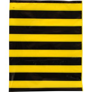 BOLSA DISFRAZ 56X70CM 25 UNID ABEJA AVISPA AMARILLO NEGRO