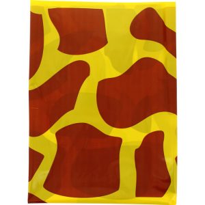 BOLSA DISFRAZ 65X90CM 5 UNID JIRAFA AMARILLO MARRON