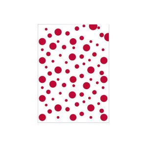 BOLSA DISFRAZ 56X70CM 25 UNID PAYASO FARALAES TOPOS ROJO