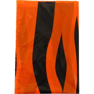 BOLSA DISFRAZ 56X70CM 25 UNID TIGRE NARANJA NEGRO