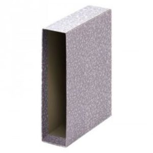 CAJA ARCHIVADOR FOLIO GRIS JASPEADO