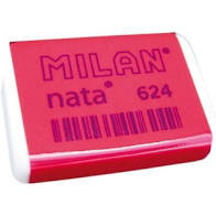 CAJA 24 GOMA MILAN 624 PLASTICO NATA