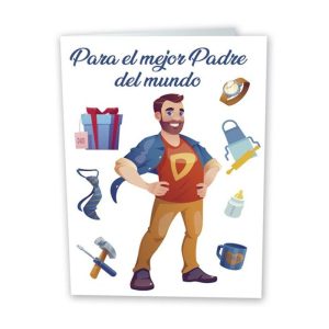POSTAL SUPER PAPA 24X35CM