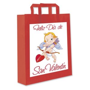 PAQUETE 12 BOLSAS PAPEL 37X32X12 GRANDES ROJAS SAN VALENTIN
