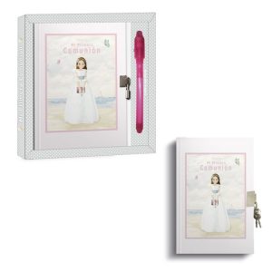 DIARIO COMUNION NI?A PLAYA+BOLIGRAFO MAGICO 90 PAGINAS