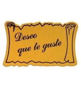 ETIQUETA ADHESIVA DESEO QUE TE GUSTE 42-5D21 450UNID