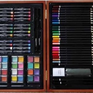 SET ARTISTICO CAJA MADERA JUNIOR STUDIO 84PZAS SURTIDO